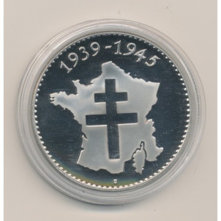 Médaille - Libération de la France janvier 1945 - Collection 1939-45 - cupro-nickel
