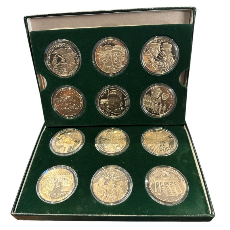 Médaille - Libération de la France janvier 1945 - Collection 1939-45 - cupro-nickel