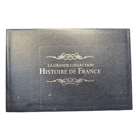 Coffret 24 Médailles - L'Histoire de France - en argent - 40mm