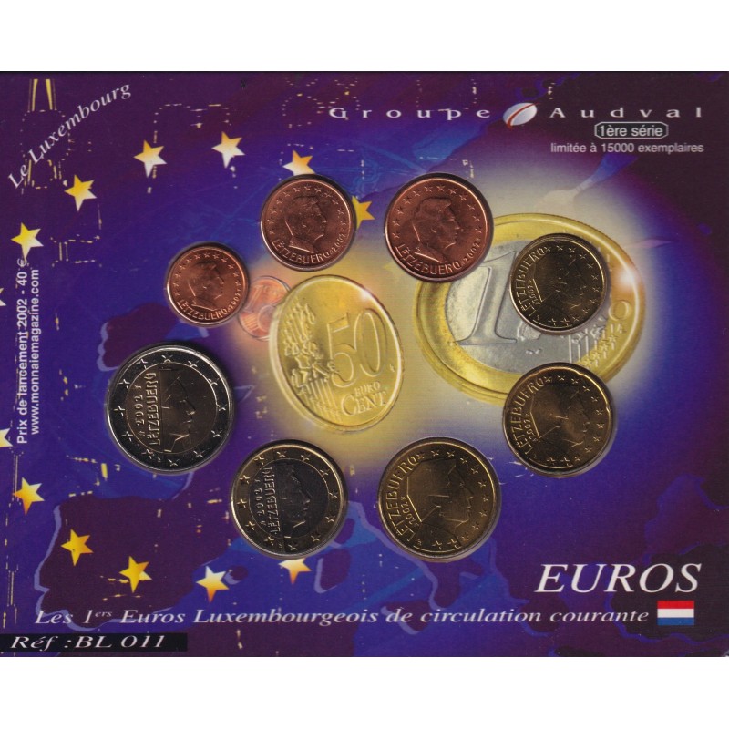 Pays-bas - Série 8 pièces - 2002