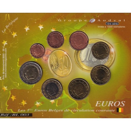 Belgique - Série 8 monnaies - 1999/2000