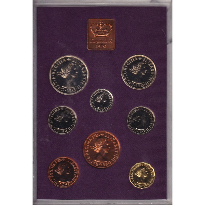 Angleterre - Coffret 8 monnaies - 1970 - FDC
