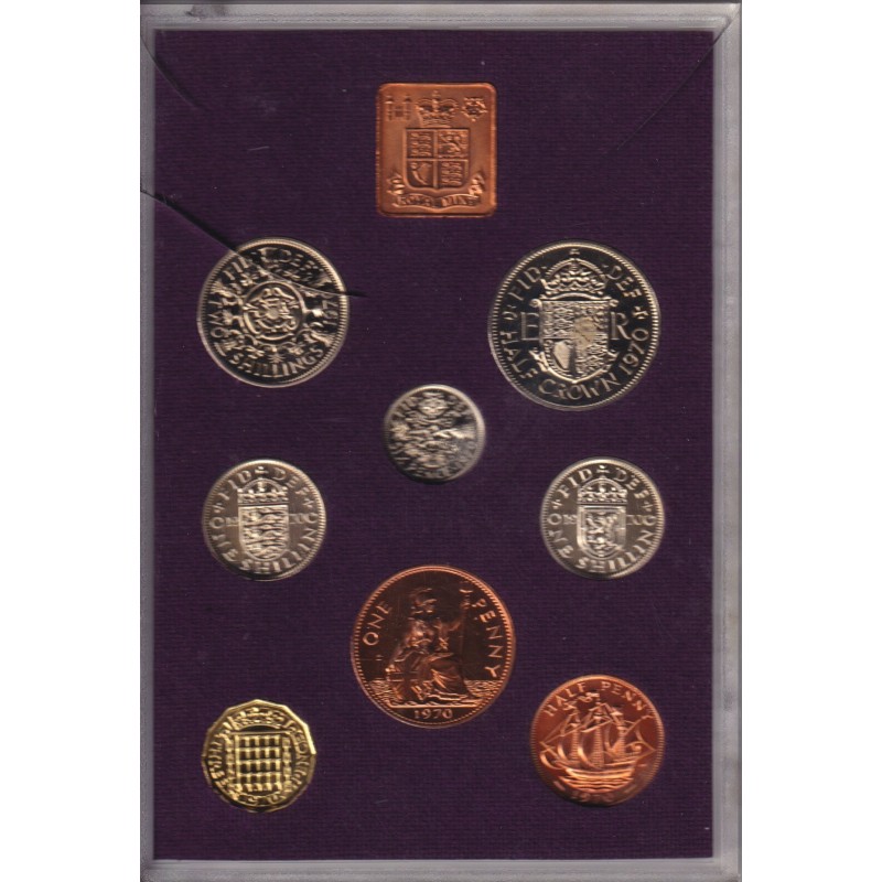 Angleterre - Coffret 8 monnaies - 1970 - FDC