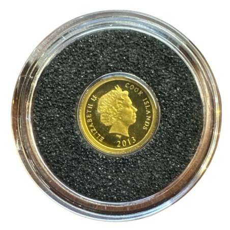 Iles Cook - 5 Dollars 2013 - Vincent van Gogh - Or 0,5g 0,585 - FDC