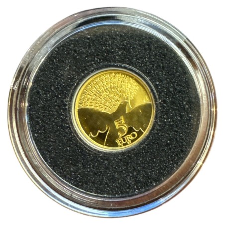 Europa - 5 Euro 2015 - Paix en europe - or 0,5g 0,999 - Belle épreuve