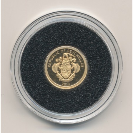 Seychelles - 10 Rupees 2013 - Gandhi - Or 0,5g 0,585 - FDC