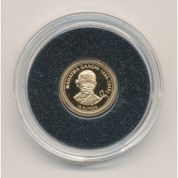 Seychelles - 10 Rupees 2013 - Gandhi - Or 0,5g 0,585 - FDC 2