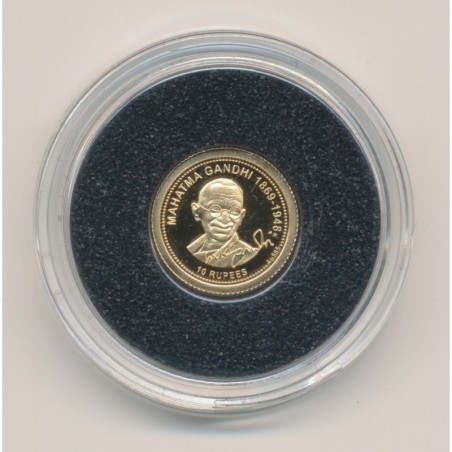 Seychelles - 10 Rupees 2013 - Gandhi - Or 0,5g 0,585 - FDC