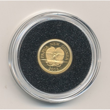 Papua new guinea - 5 Kina 2013 - Albert Einstein - Or 0,5g 0,585 - FDC