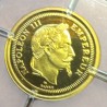 Medaille Or - Réplique 100 Francs 1869 Napoléon III - 0,5g 0,585 - FDC