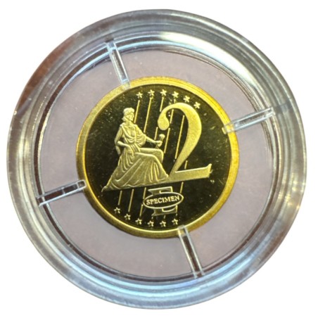Médaille - Essai 2 Vatican - or 1,56g 0,585 - FDC