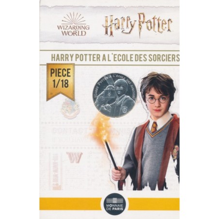 10 Euro Harry Potter 2021 - Harry Potter à l'école des sorciers - N°1 - argent