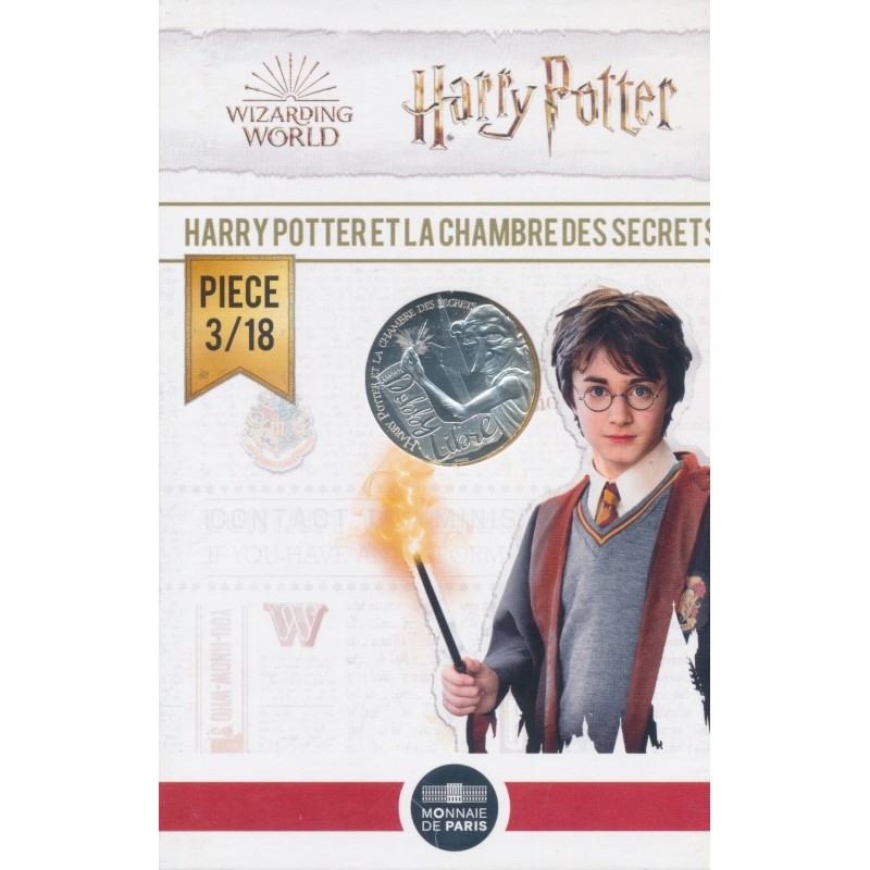 10 Euro Harry Potter 2021 - Harry Potter et la chambre des secrets - N°3 - argent