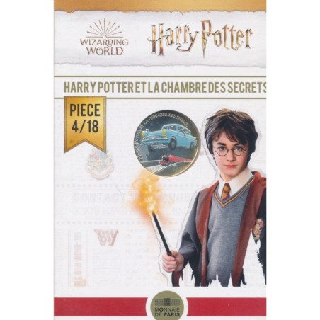 10 Euro Harry Potter 2021 - Harry Potter et la chambre des secrets - N°4 - argent