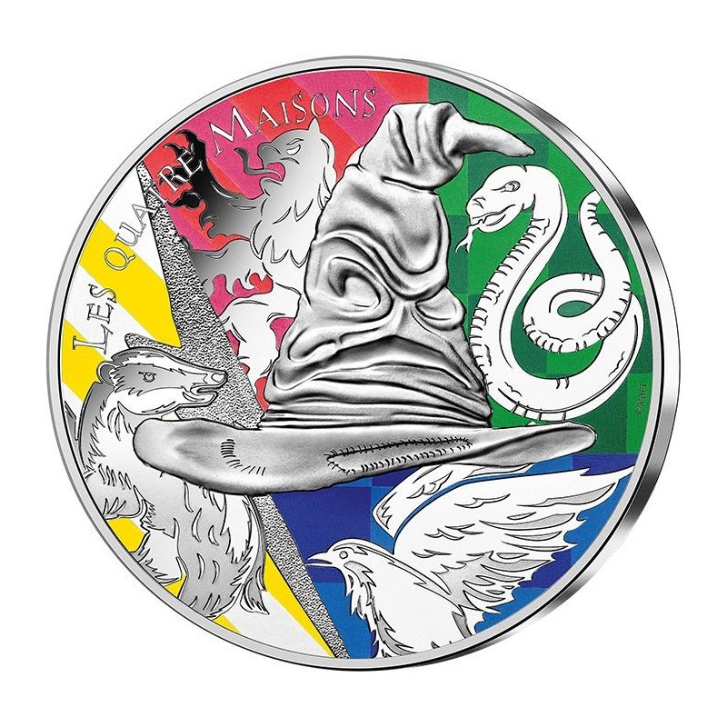 50 Euro 2021 - Harry potter et les quatre maisons - N°2/4 - argent