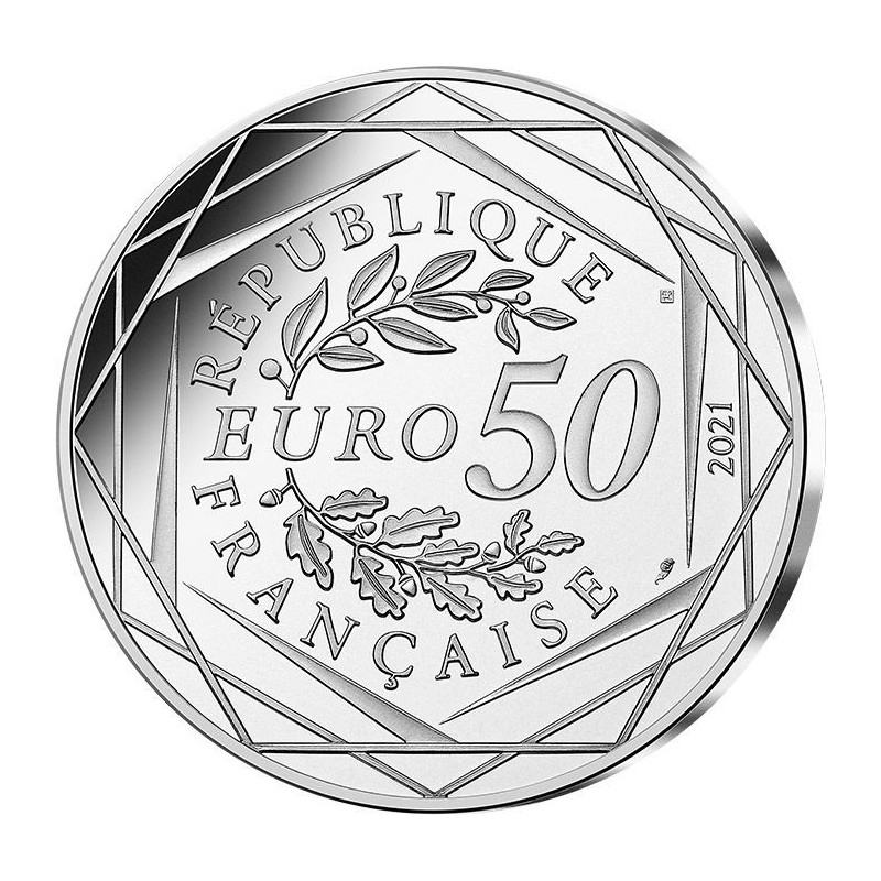 50 Euro 2021 - Harry potter et les quatre maisons - N°2/4 - argent