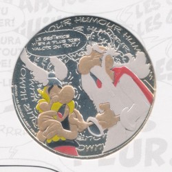 10 Euro 2022 - Astérix et Panoramix - Humour - argent 2