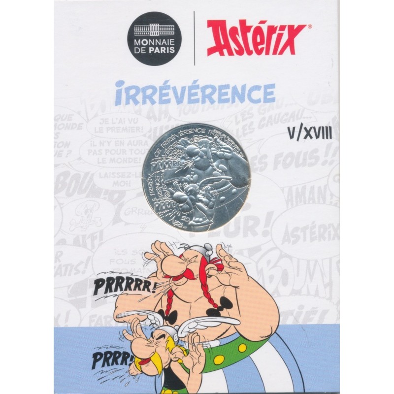 10 Euro 2022 - Astérix et Obélix - Irrévérence - N°5/18 - argent