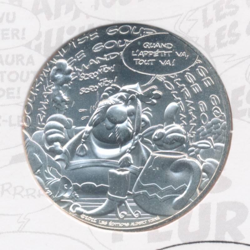 10 Euro 2022 - Abraracourcix - Gourmandise - N°11/18 - argent