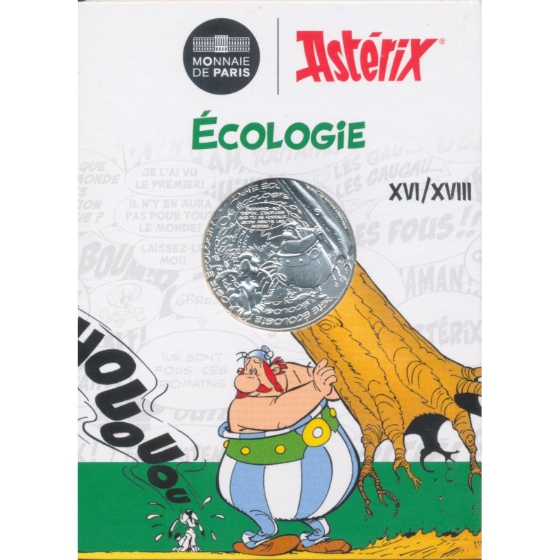 10 Euro 2022 - Obélix et Idéfix - Écologie - N°16/18 - argent