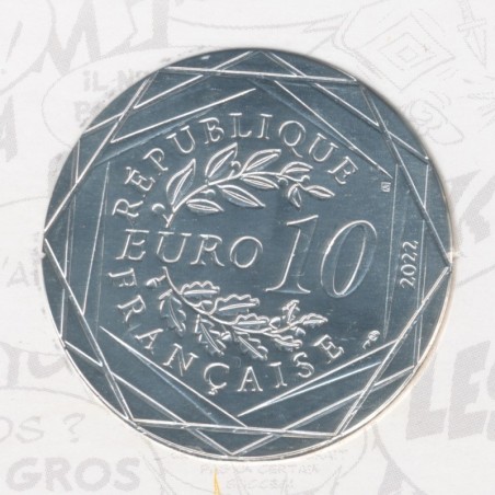 10 Euro 2022 - Astérix et Obélix - Courage - N°18/18 - argent
