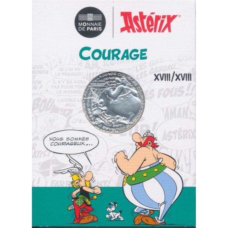 10 Euro 2022 - Astérix et Obélix - Courage - N°18/18 - argent