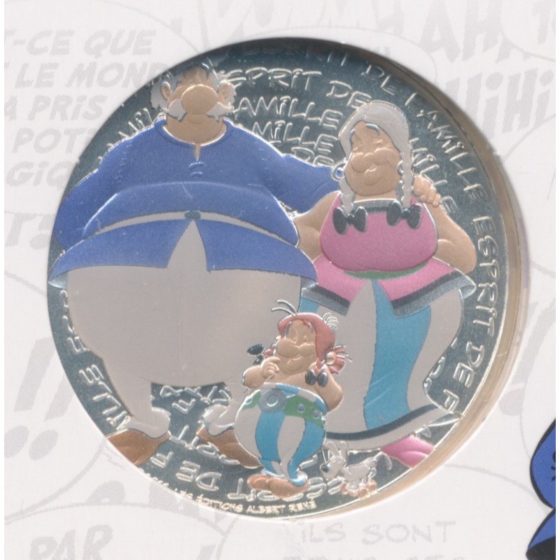 50 Euro 2022 - Collection Astérix - Esprit de famille - argent