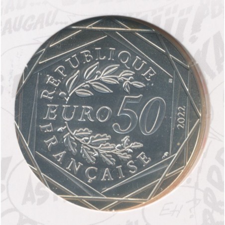 50 Euro 2022 - Collection Astérix - Esprit de famille - argent