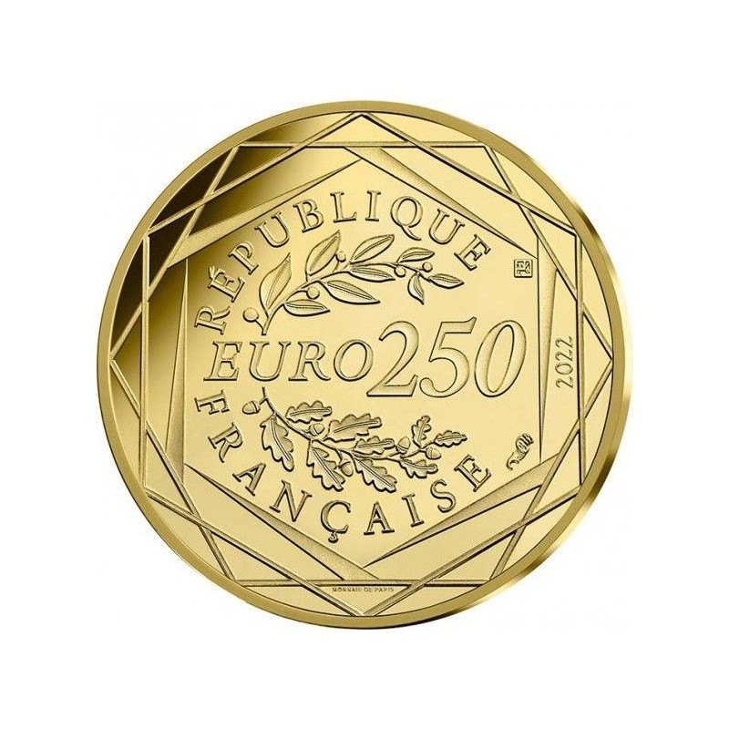 250 Euro 2022 - Astérix - Or 3g 0,999 - 20mm