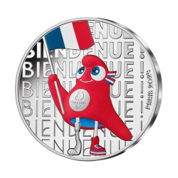 50 Euro 2023 - bienvenue - N°1/4 - JO Paris 2024 - argent