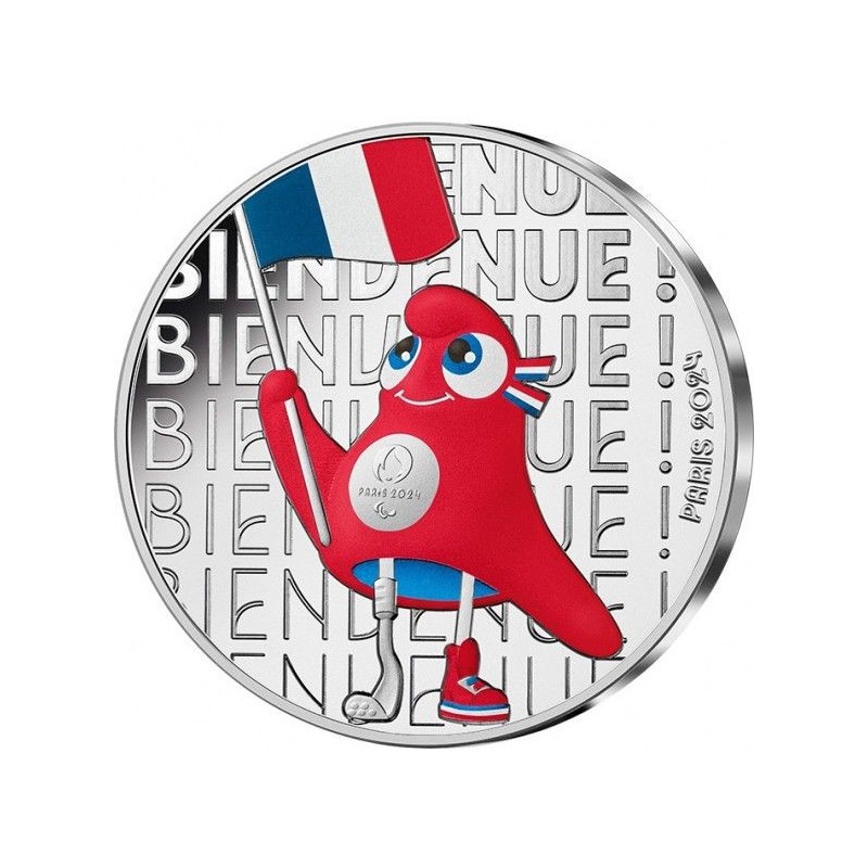 50 Euro 2023 - bienvenue - N°1/4 - JO Paris 2024 - argent