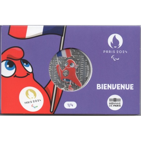 50 Euro 2023 - bienvenue - N°1/4 - JO Paris 2024 - argent