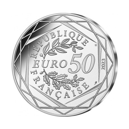 50 Euro 2023 - tous engagés - N°2/4 - JO Paris 2024 - argent