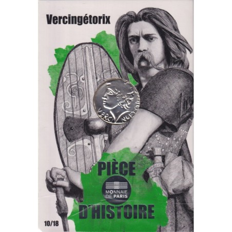 10 Euro 2019 - Pièce d'histoire - Vercingétorix - N°10/18 - argent