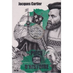 10 Euro 2019 - Pièce d'histoire - Jacques Cartier - N°14/18 - argent