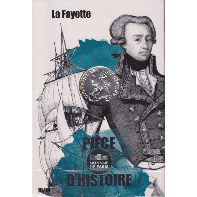 10 Euro 2019 - Pièce d'histoire - La Fayette - N°16/18 - argent