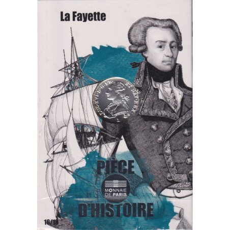10 Euro 2019 - Pièce d'histoire - La Fayette - N°16/18 - argent
