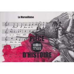 50 Euro 2019 - la marseillaise - Collection Pièce d'histoire - argent 41g 2