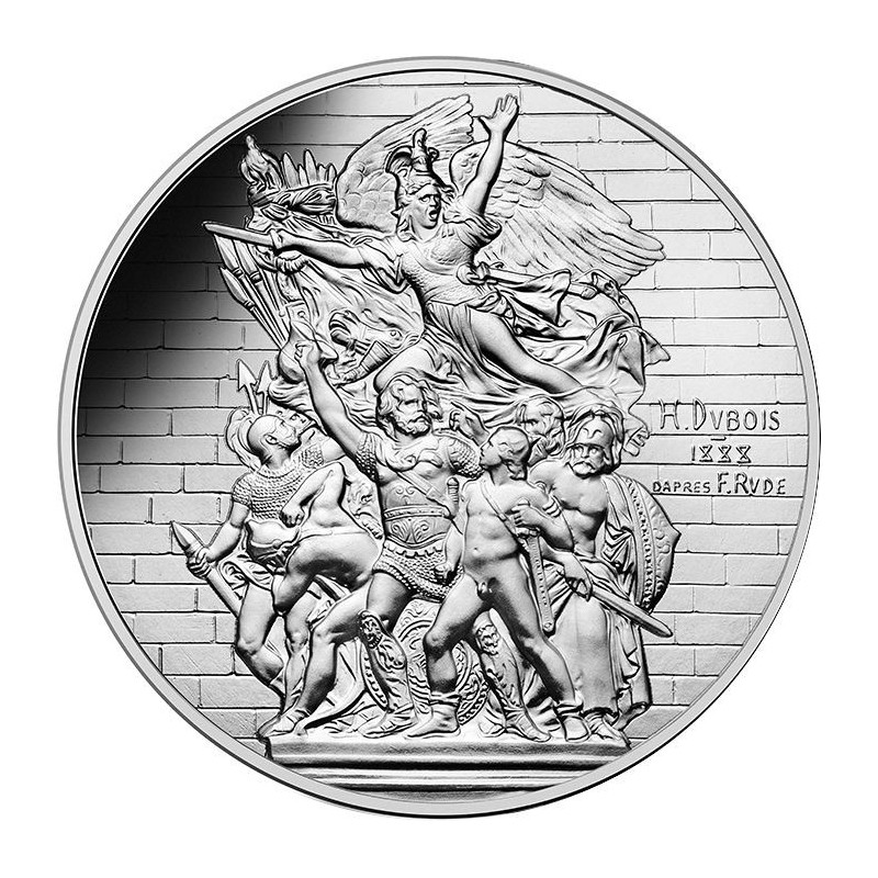 50 Euro 2019 - la marseillaise - Collection Pièce d'histoire - argent 41g