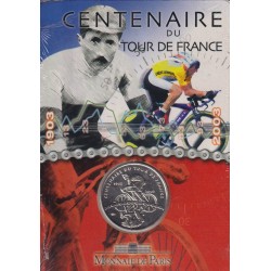 1/4 Euro 2003 - 100 ans Tour de france - argent