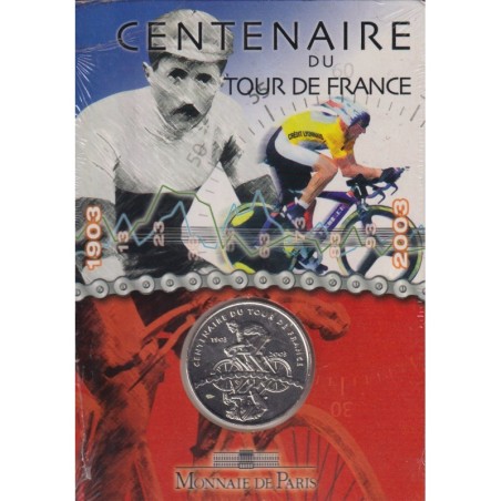 1/4 Euro 2003 - 100 ans Tour de france - argent