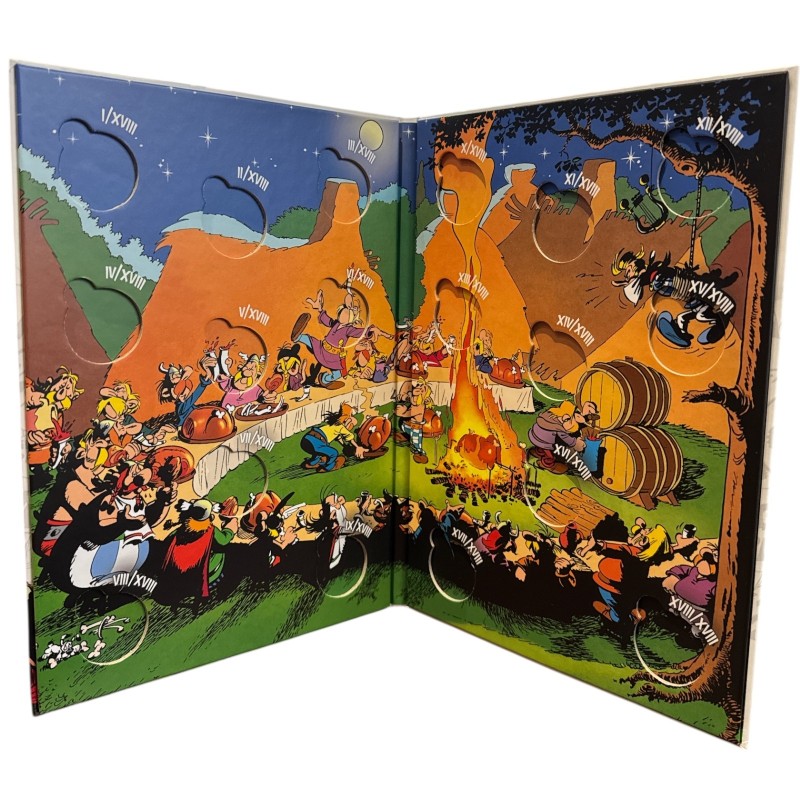 Livret de rangement - Monnaies Astérix - l'irréductible collection - vide