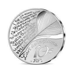 10 Euro 2022 - Molière - L'art de la plume - argent Belle épreuve 2