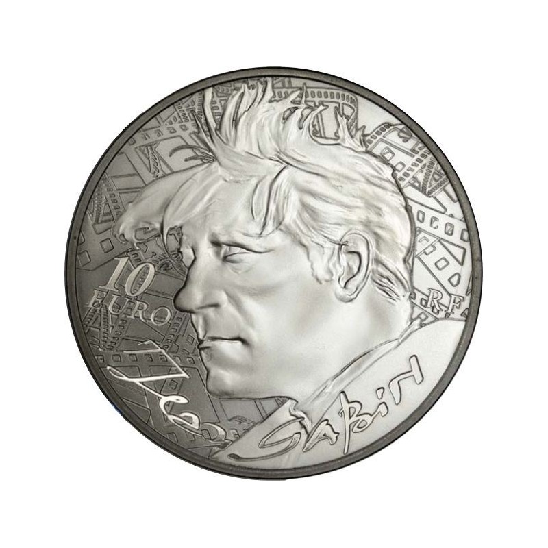10 Euro 2016 - Jean Gabin - argent belle épreuve