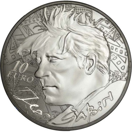 10 Euro 2016 - Jean Gabin - argent belle épreuve