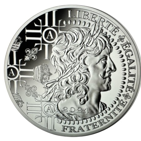 20 Euro 2024 - Le louis d'or - Ors de France - argent belle épreuve