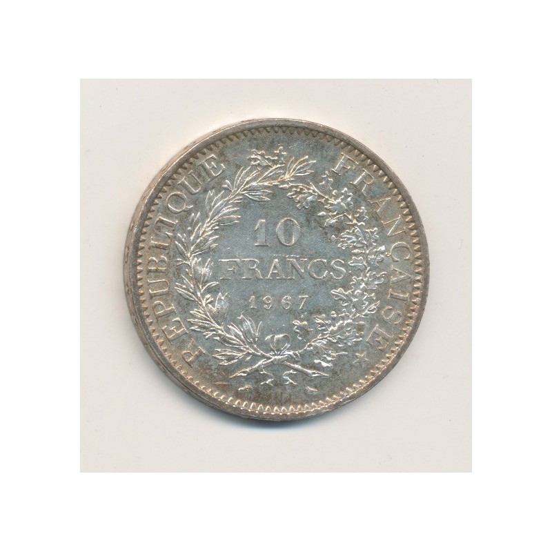 10 Francs hercule - 1967 - avec accent sur E de république