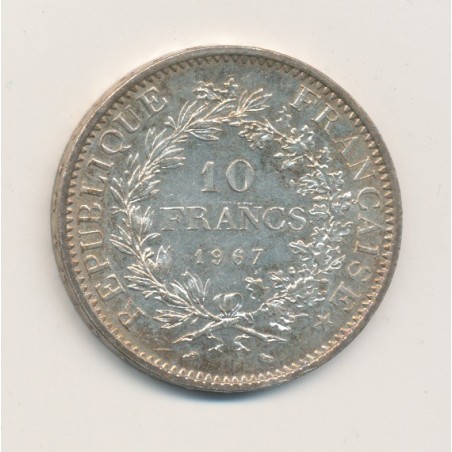10 Francs hercule - 1967 - avec accent sur E de république
