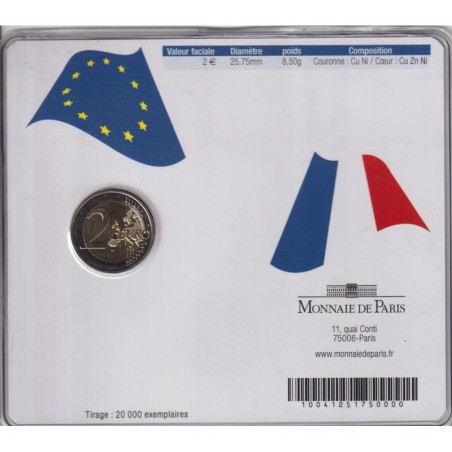 2€ France 2008 - Présidence union européenne - Brillant Universel