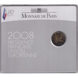 2€ France 2008 - Présidence union européenne - Brillant Universel